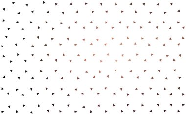 Beyaz arka plan üzerinde renkli üçgen oluşan koyu pembe vektör soyut desen.