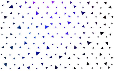 Koyu pembe mavi vektör desen beyaz arka plan üzerinde renkli üçgen ile.