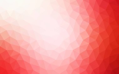 Üçgenler ve degrade origami tarzı oluşur kırmızı köşeli tasarım deseni.