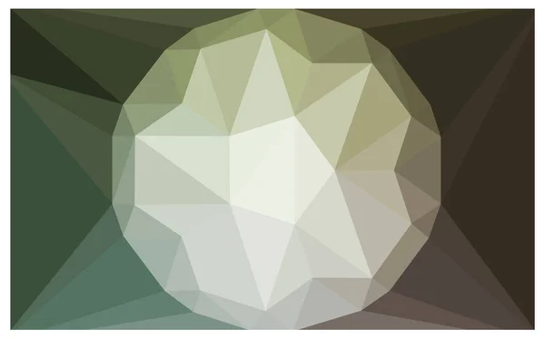 Light Green vector Beautiful Geometric Gemstone background with a large diamond in center. — Stock Vector