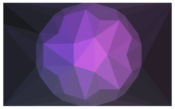 Licht lila Vektor schönen geometrischen Edelstein Hintergrund mit einem großen Diamanten in der Mitte. — Stockvektor