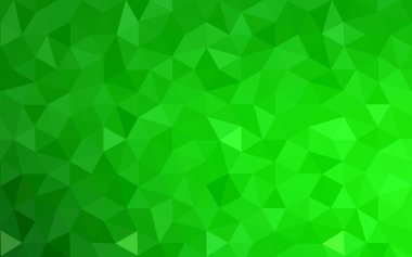 Üçgenler ve degrade origami tarzı oluşur yeşil köşeli tasarım deseni.