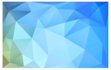 Açık mavi kırmızı vektör üçgen mozaik renkli saydamlar origami tarzı ile.