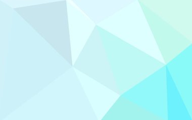 Üçgenler ve degrade origami tarzı oluşur mavi köşeli tasarım deseni.