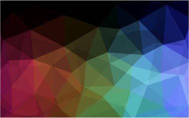 Karanlık çok renkli soyut bakış açısı arka plan.