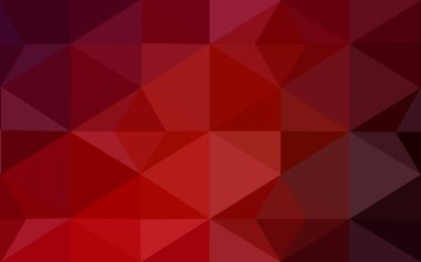 Üçgenler ve degrade origami tarzı oluşur koyu kırmızı köşeli tasarım deseni.