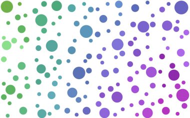 Açık çok renkli soyut daireler. Sanat vektör arka plan