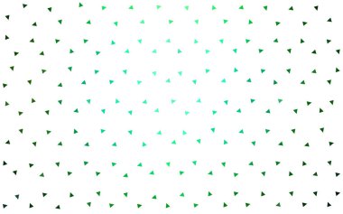 Koyu yeşil renkli üçgen oluşan geometrik arka plan vektör.