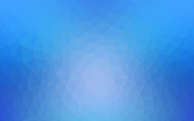 Hafif mavi vektör çokgen soyut poligonal geometrik üçgen arka plan