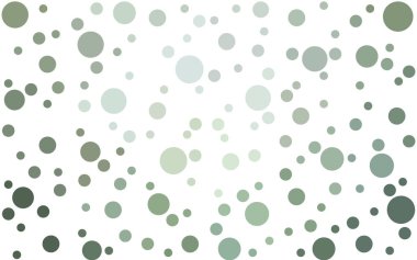 Açık yeşil arka daireler. Sanat vektör arka plan