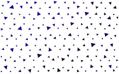 Koyu pembe mavi vektör desen beyaz arka plan üzerinde renkli üçgen ile.