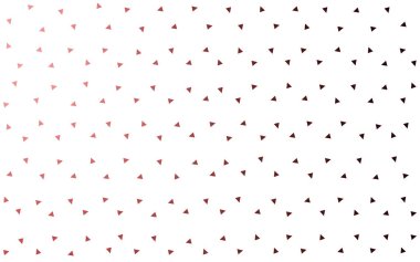 Renkli üçgen oluşan hafif pembe kırmızı vektör soyut geometrik arka plan.