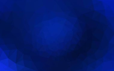 Üçgenler ve degrade origami tarzı oluşur koyu mavi köşeli tasarım deseni.