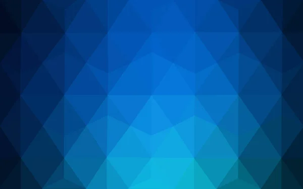 Ciemnoniebieskie abstrakcyjne tło mozaiki. — Wektor stockowy