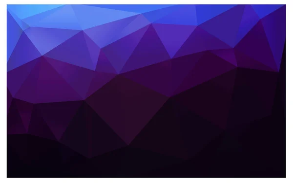 Dunkelrosa blauer Lowpoly-Hintergrund mit Kopierraum. eps Vektor Illustration. verwendete Deckkraft-Maske — Stockvektor