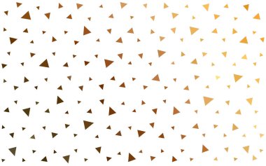 Renkli üçgen oluşan ışık turuncu vektör soyut geometrik arka plan.