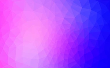 Üçgenler ve degrade origami tarzı oluşur çok renkli pembe, mavi köşeli tasarım deseni.