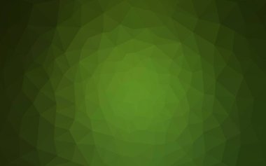 Üçgenler ve degrade origami tarzı oluşur koyu yeşil köşeli tasarım deseni.