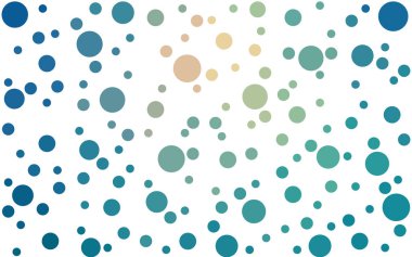 Açık mavi soyut daireler. Sanat vektör arka plan