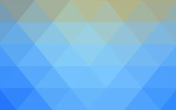 Light Blue Yellow Lowpoly Background with copy-space. Используемая маска непрозрачности — стоковый вектор