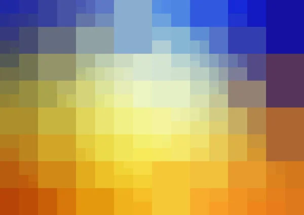 Ljusblå, gula vektorbakgrund abstrakta perspektiv. — Stock vektor