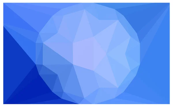 Light BLUE vector Beautiful background with a large diamond. — Stock Vector