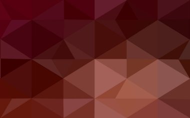 Üçgenler ve degrade origami tarzı oluşur koyu kırmızı köşeli tasarım deseni.