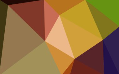 Üçgenler ve degrade origami tarzı oluşur çok renkli köşeli tasarım deseni.