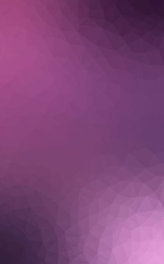 Mor, pembe Lowpoly arka plan boşluk ile ışık. Kullanılan geçirgenlik maskesi.