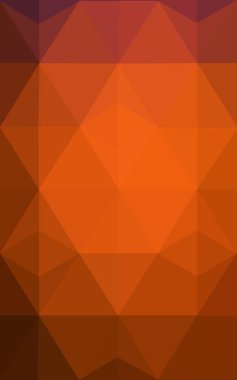 Koyu kırmızı çokgen arka plan. Poligonal geometrik üçgen.