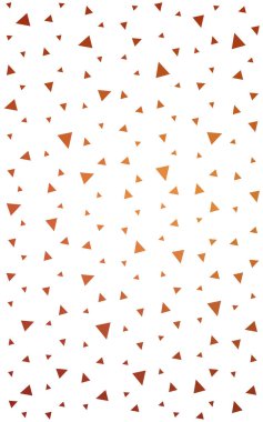 Işık kırmızı soyut desen beyaz arka plan üzerinde renkli üçgen oluşan.