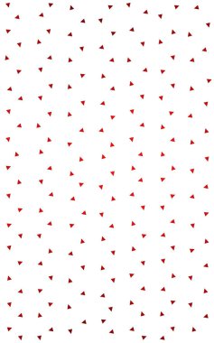 Işık kırmızı model beyaz arka plan üzerinde renkli üçgen ile.