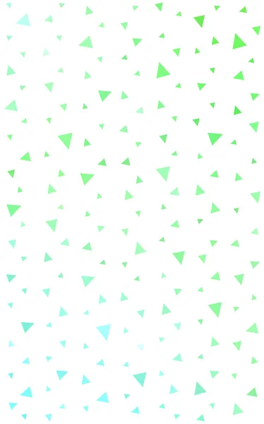 Hellgrüner abstrakter geometrischer Hintergrund bestehend aus farbigen Dreiecken. — Stockfoto