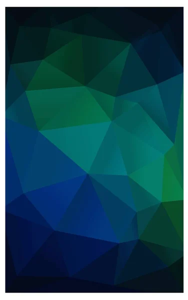 Azul escuro, Fundo perspectiva abstrata verde . — Fotografia de Stock