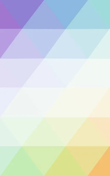 Lichte Multicolor driehoek mozaïek achtergrond met transparanten in origami stijl. — Stockfoto