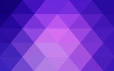 Işık mor, pembe vektör çokgen arka plan. Poligonal geometrik üçgen.