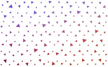 Açık mavi, kırmızı renkli üçgen oluşan geometrik arka plan vektör.