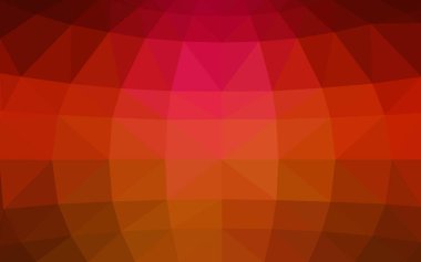 Işık kırmızı Lowpoly arka plan boşluk ile vektör. Kullanılan geçirgenlik maskesi.