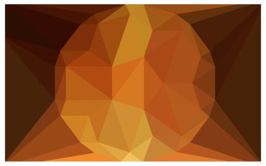 Büyük bir elmas ile koyu turuncu vektör güzel arka plan.