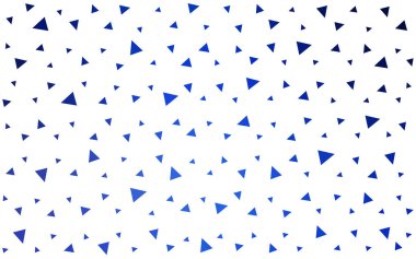 Koyu mavi renkli üçgen oluşan geometrik arka plan vektör.