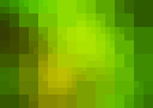 Luz verde, fundo vetorial amarelo retângulos e quadrados . — Vetor de Stock