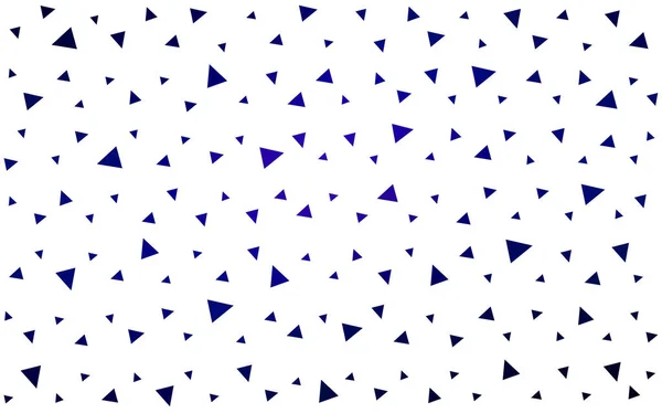 Dunkelblauer Vektor abstrakter geometrischer Hintergrund bestehend aus farbigen Dreiecken. — Stockvektor