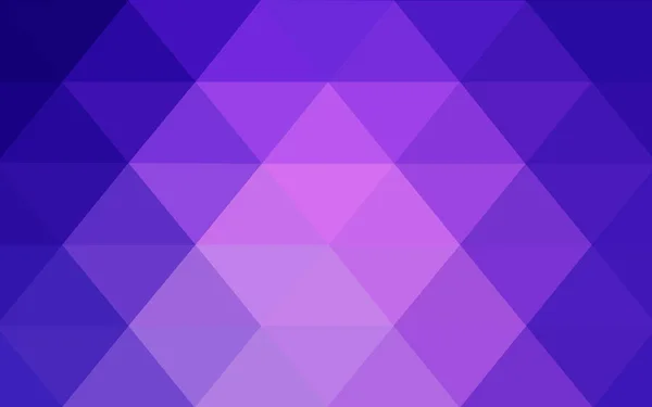 Light Purple, Pink vector Polygon Abstract Background. Polygonal Geometric Triangle. — Stock Vector