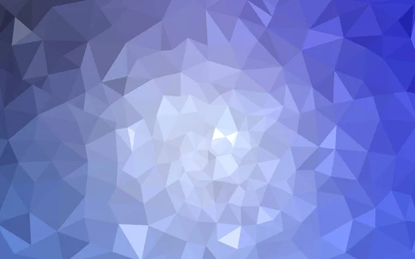 Luz púrpura Vector triángulo mosaico fondo con transparencias en estilo origami . — Vector de stock