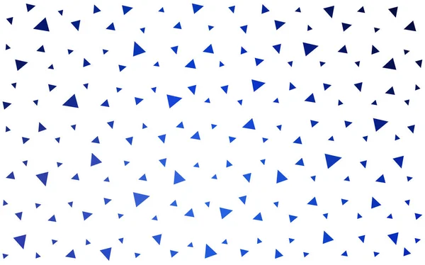 DARK BLUE vector abstract geometric background consisting of colored triangles. — Stock Vector