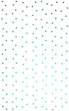 Işık yeşil soyut desen beyaz arka plan üzerinde renkli üçgen oluşan.