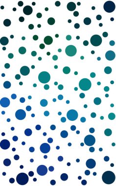 Koyu mavi, çevrelerinde oluşur yeşil şekil.