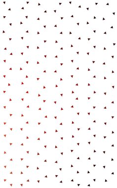 Renkli üçgen oluşan koyu kırmızı soyut geometrik arka plan.