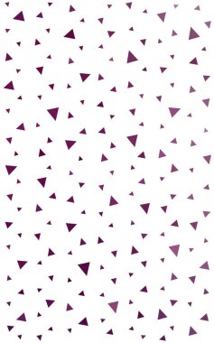 Renkli üçgen oluşan koyu pembe soyut geometrik arka plan.