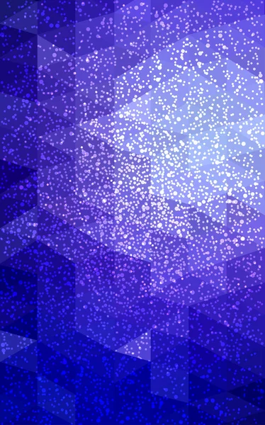 Light Purple christmas postcard low polygon background.
